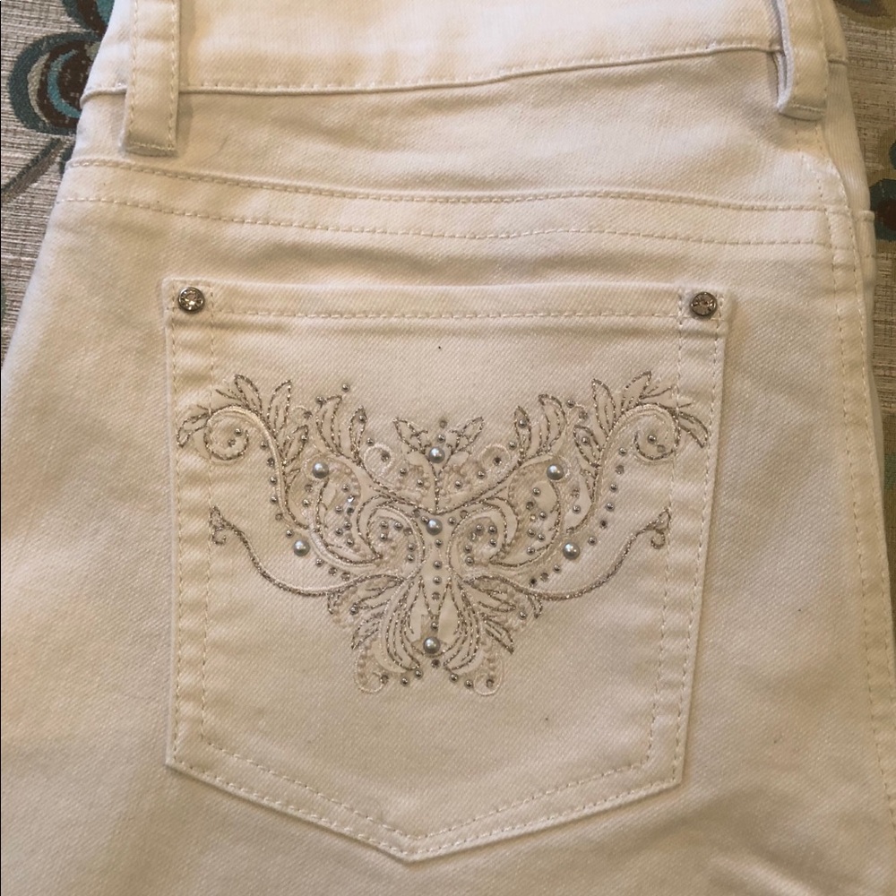 White House Black Market White Jeans